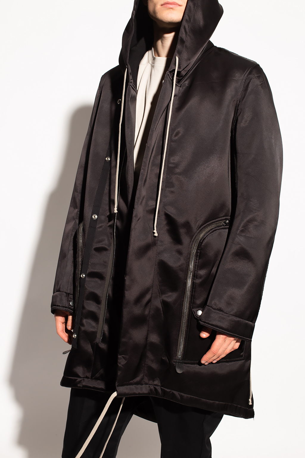 Rick Owens Hooded coat | Men's Clothing | Vitkac